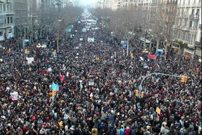 1.3 Million in Barcelona, Spain