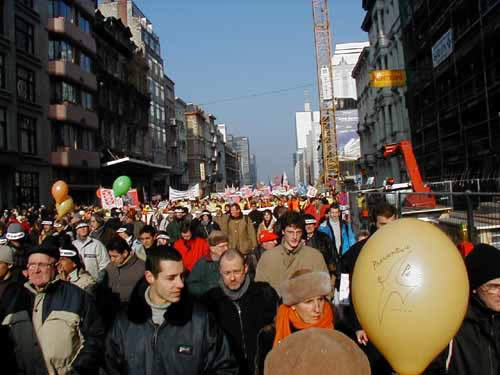 30,000 in Brussels (70,000 reported by participant), Belgium